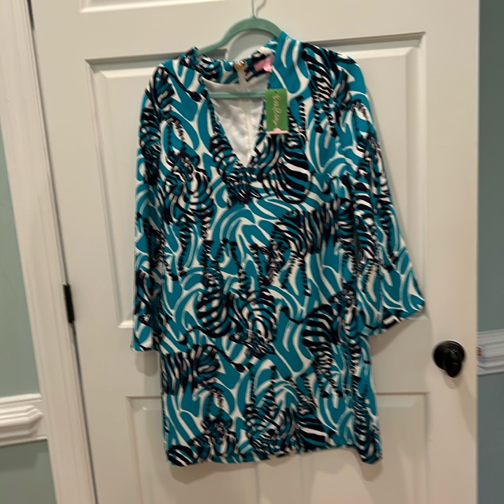 Lilly Pulitzer zebra pattern dress NWT